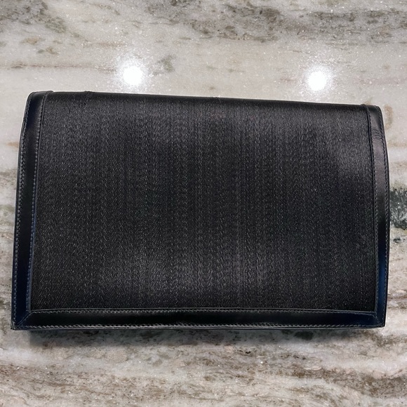 Vintage French designer  pascal moralities black clutch - Picture 2 of 4